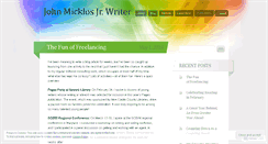 Desktop Screenshot of johnmickloswriter.com